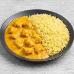 CHICKEN KORMA AND FRIED RICE